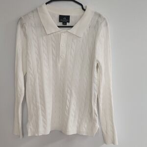 Royal County Of Berkshire Polo Club Cable Knit Polo